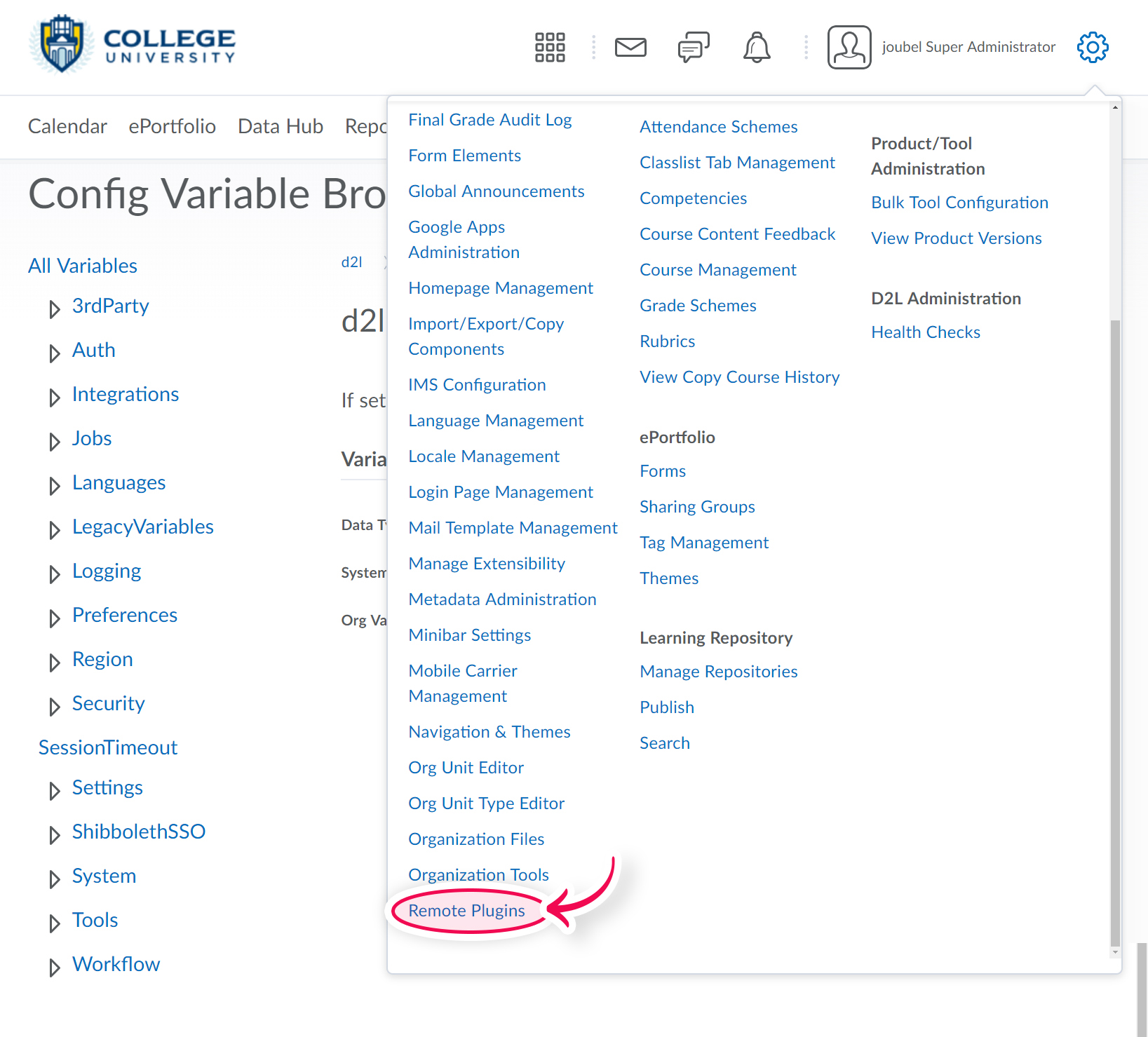 Setting up in Brightspace (LTI 1.1) H5P