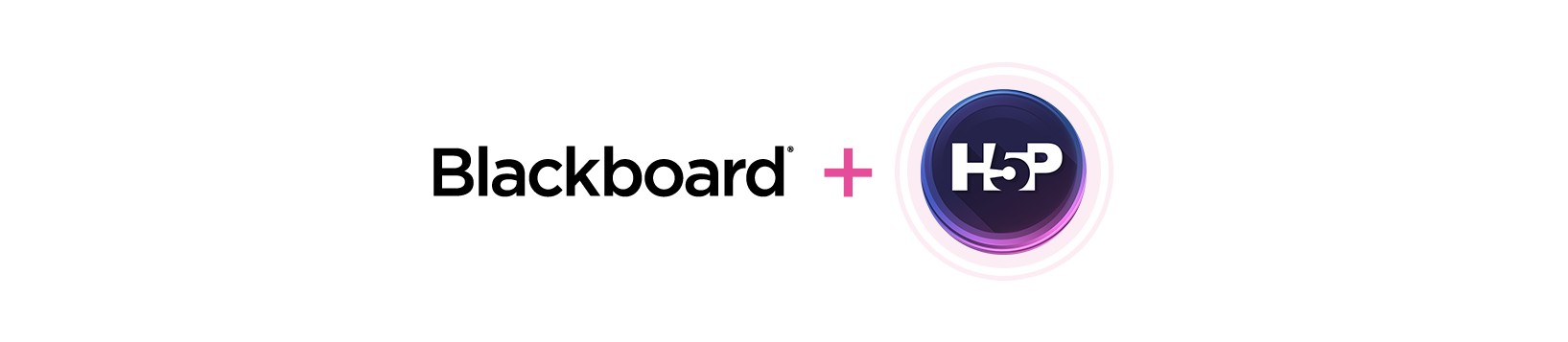 Blackboard and H5P logo