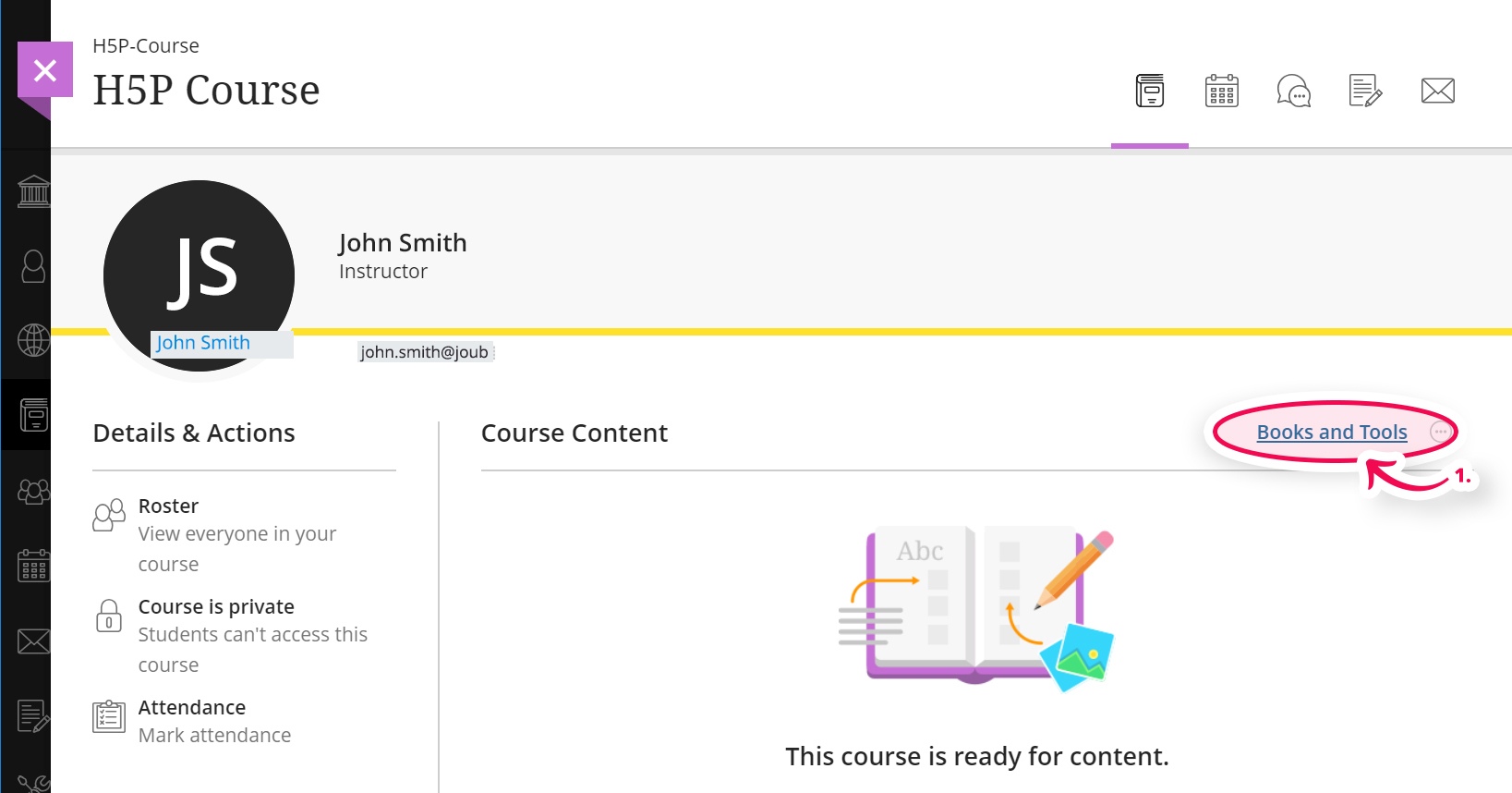 Blackboard Tutorial for Authors H5P